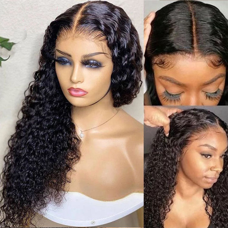 360 Lace Frontal Curly Wig With 100% Human Hair