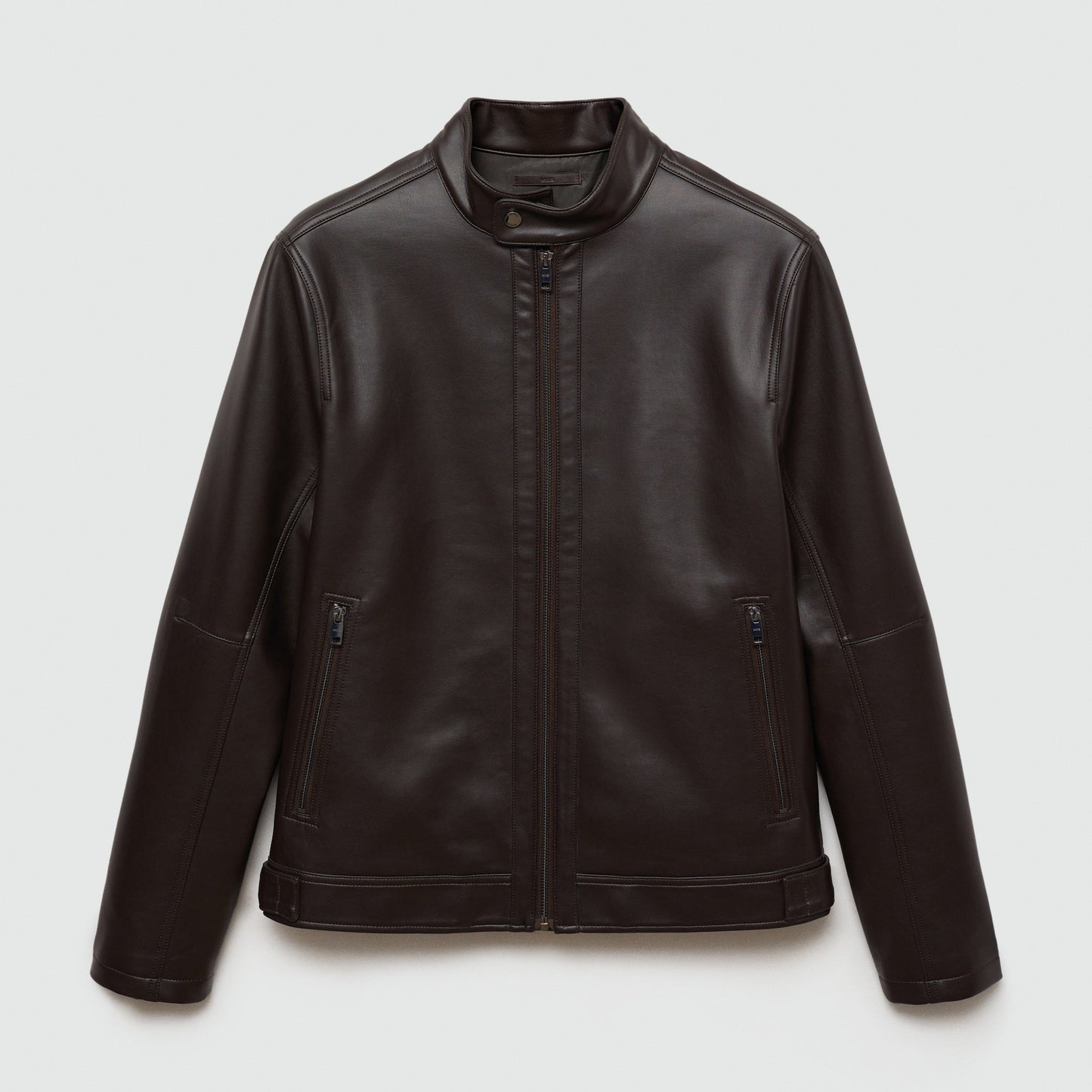 Nappa leather-effect jacket 1024112916