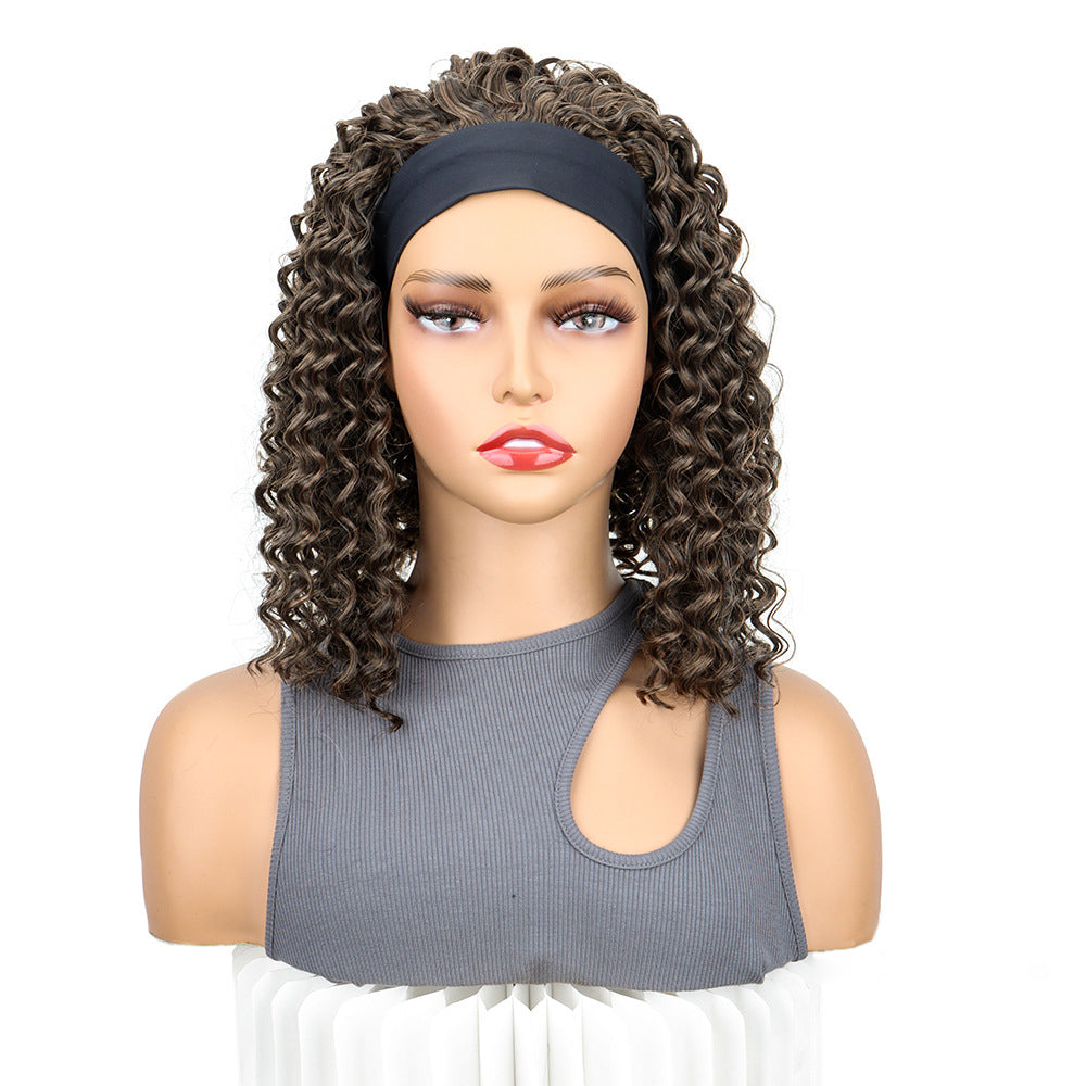 Ladies' Fashion Small Roll Explosion Head Wig 1024121110