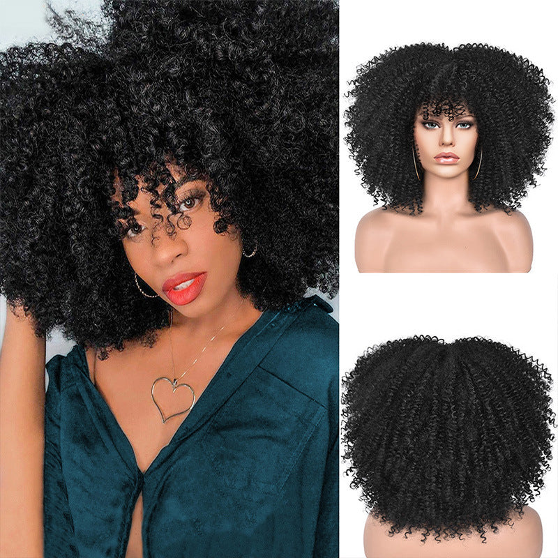 New explosive wig for women with short curly hair 1024121101