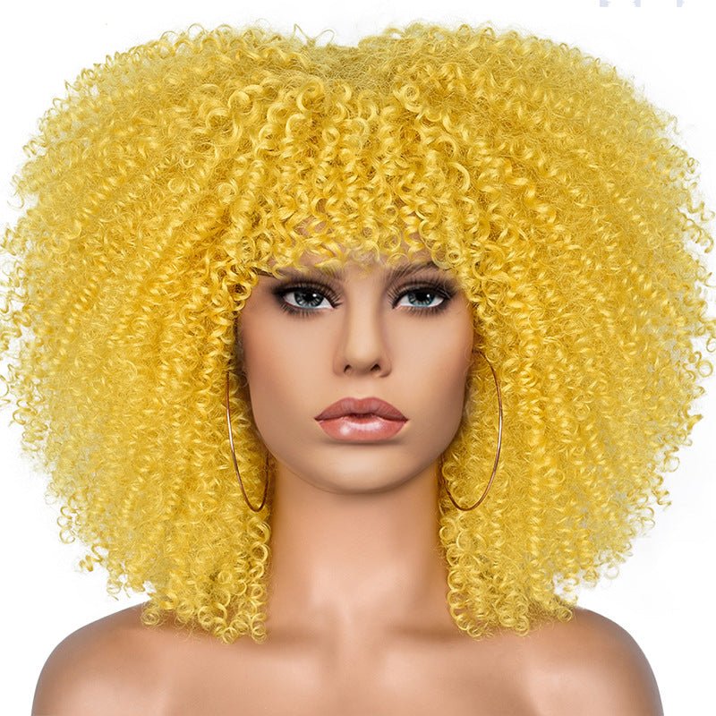 New explosive wig for women with short curly hair 1024121101