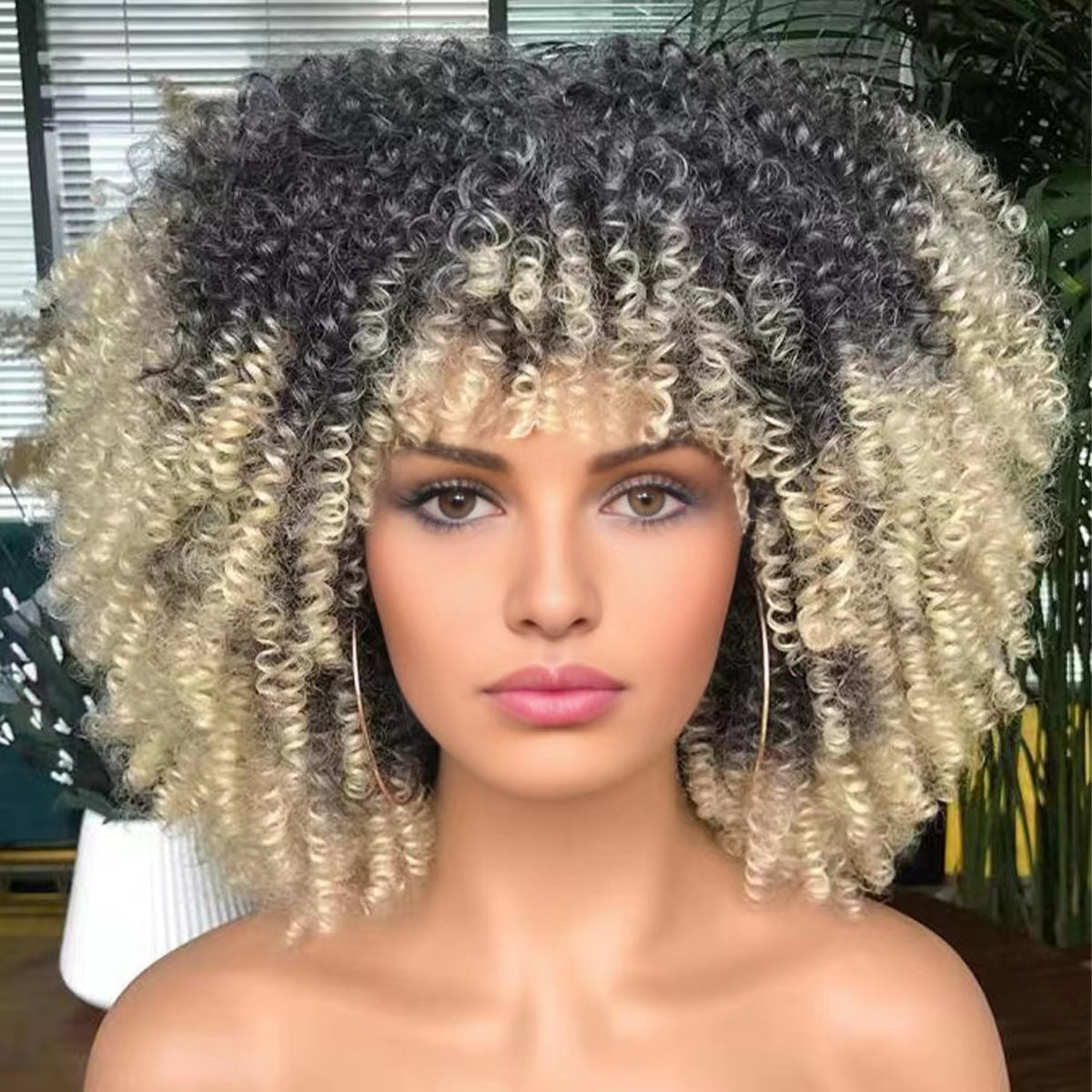 New explosive wig for women with short curly hair 1024121101