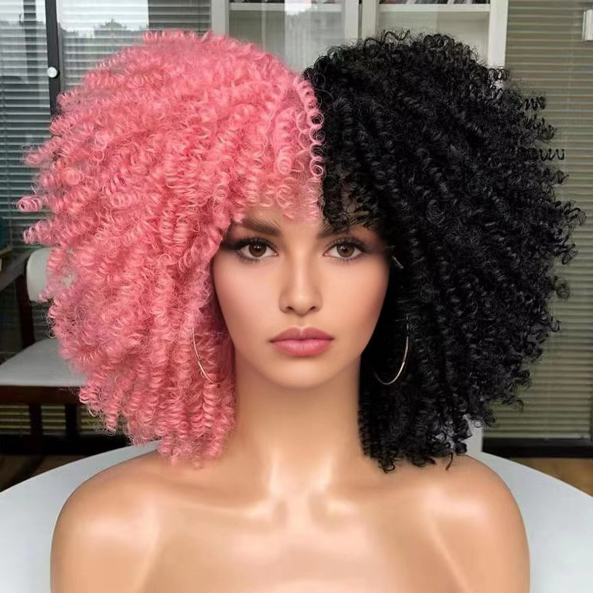 New explosive wig for women with short curly hair 1024121101