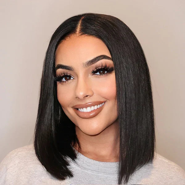 Short & Sassy Styles 5x5 Lace Closure Straight Bob Wig