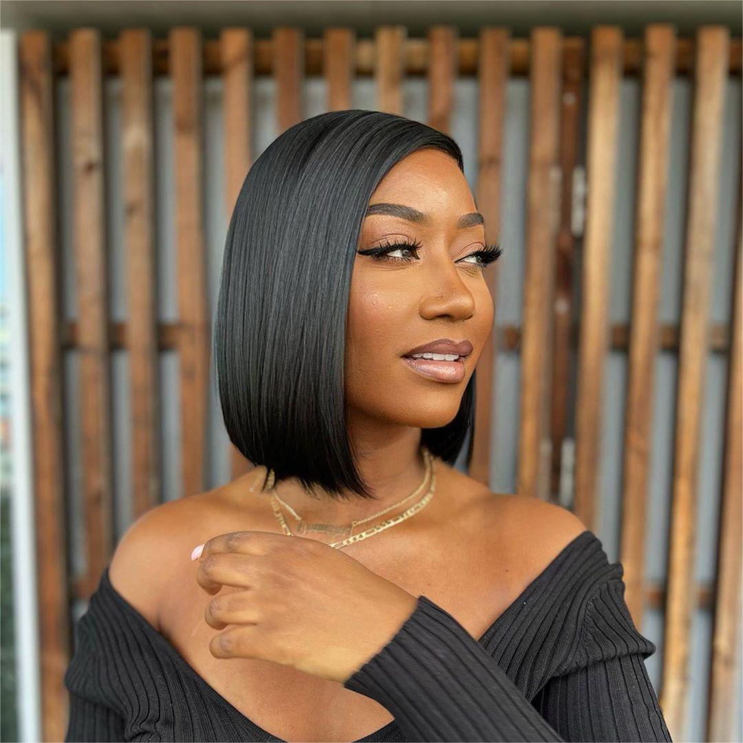 Yaki Layered Cut 13x4 Lace Frontal Wig