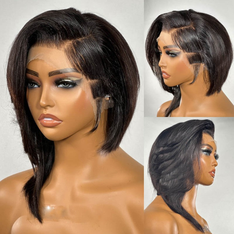 13x4 Lace Frontal Fashion Cut Asymmetrical Wig