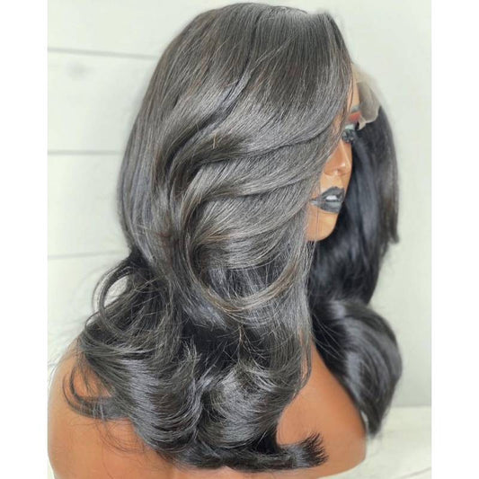 5x5 Lace Closure Realistic Body Wave Wig