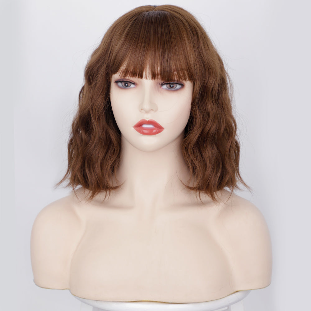 Women's fashionable mid length colored wig 1024121204