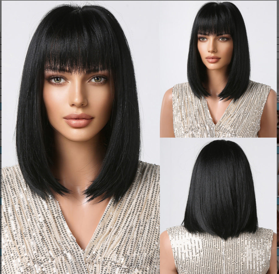 Wig shoulder length short hair 1924121202