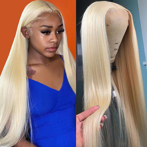 13x4 Lace Frontal 613 Blonde Straight Wig